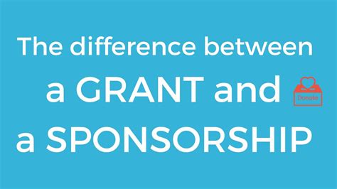 difference between solicitation and sponsorship